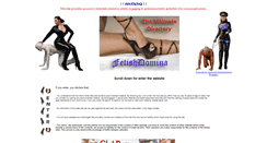 Desktop Screenshot of fetishdomina.net